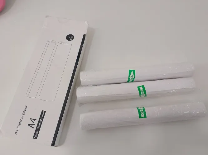 Papel térmico tamanho A4 para impressoras térmicas