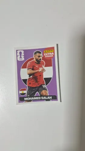 Figurinha copa do mundo 2026 extra base/roxa Mohamed Salah