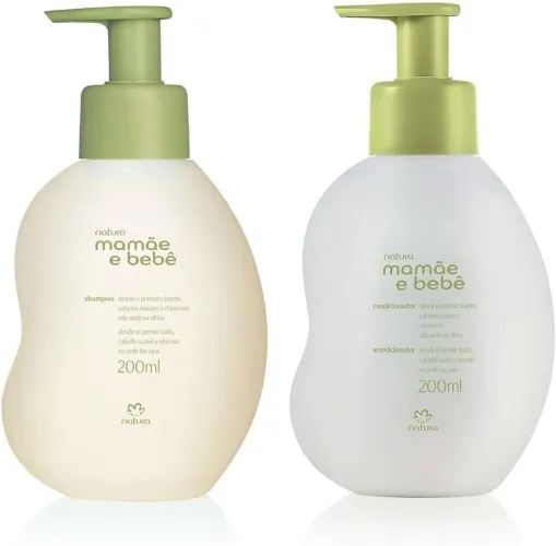 Shampoo e condicionador (Mamãe e Bebê)