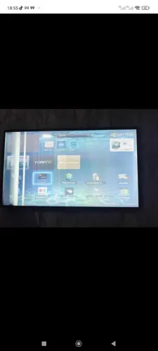Smart tv 43 pol Samsung defeito na tela