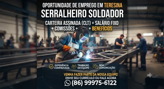 Vaga para soldador