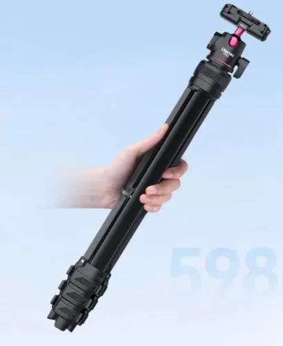 Tripé Ulanzi TT51 Compacto Alumínio Profissional para Câmera e Celular Completo