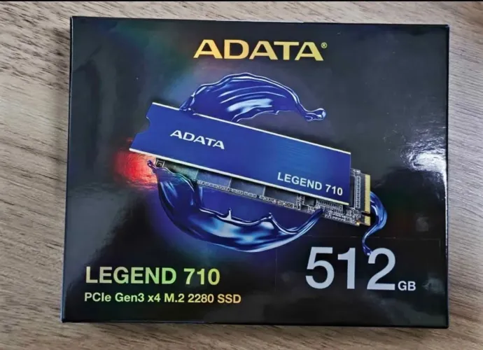 SSD NVMe M.2 ADATA LEGEND 710 512GB NOVO LACRADO | PCIe Gen3 x4 SUPER RÁPIDO
