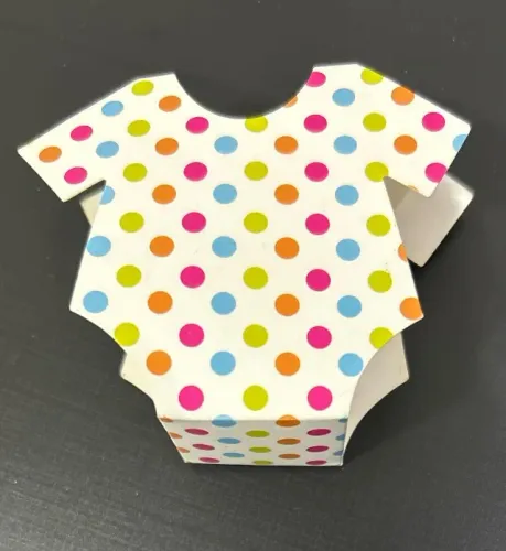 90 Caixinhas para Lembrancinha - Body de Bebê - Chá de Bebê / Chá Revelação