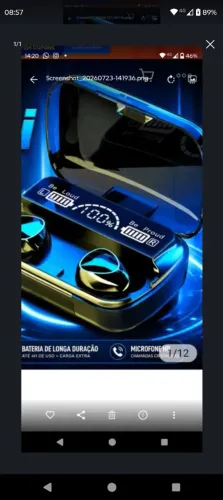 2 pares de fones de ouvido sem fio