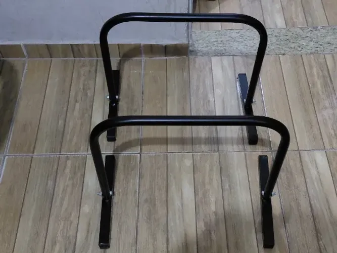 Par de Barras Paralelas de Chão (Parallettes) - Calistenia e Crossfit