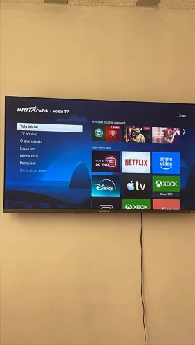 vendo tv britania 43 polegadas smart, 1700?