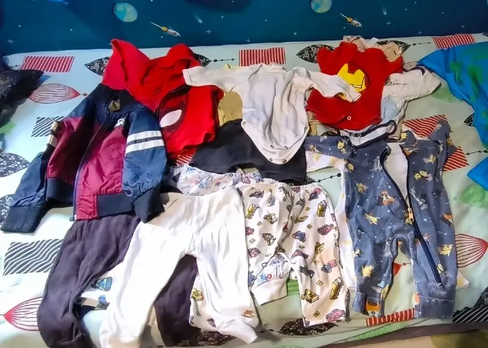 Lote de roupa menino