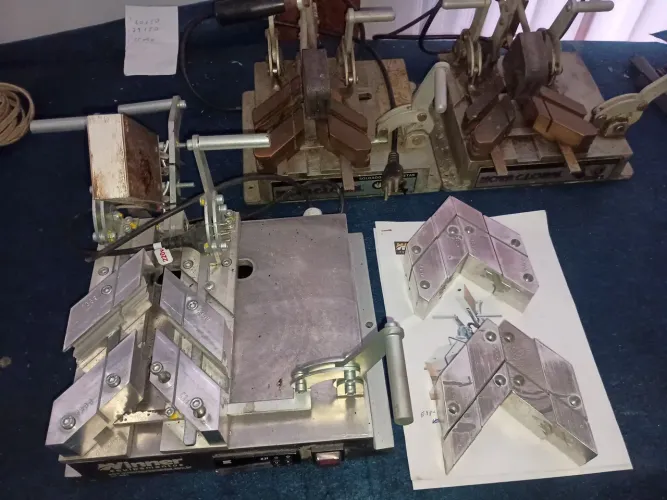 Máquina de soldar gaxetas4 equipamentos $12.000