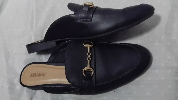Mule Anacapri preto número 38