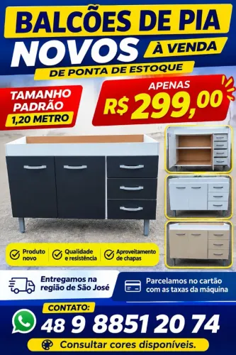 Pia - balcao - Gabinete ( novo ) entrego