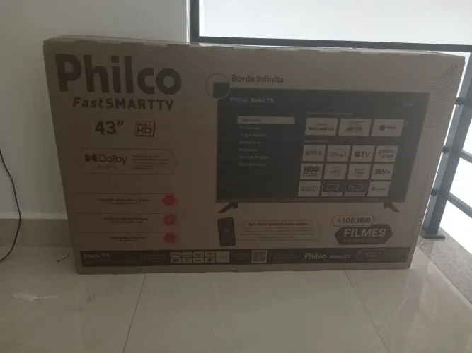 Smart TV 43 philco lacrada