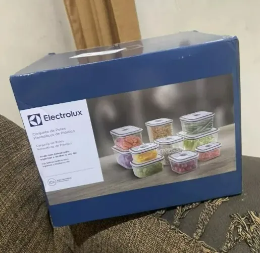 Conjunto de Potes Herméticos Electrolux 10 Peças- Lacrado