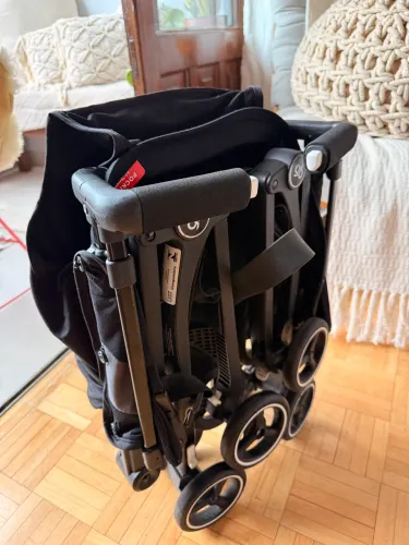 Madeiranit Carrinho De Bebê Pockit+ All Terrain Velvet Black - Gb