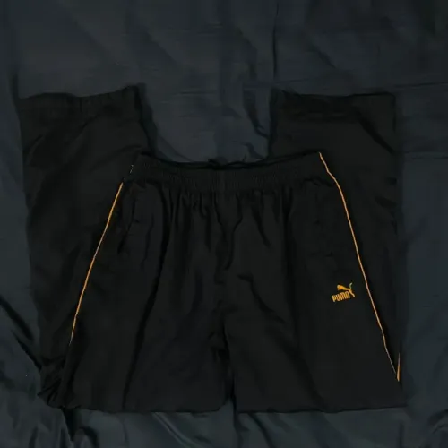 Calça Puma Track Pants Vintage Preta & Laranja (Tamanho XXXL)