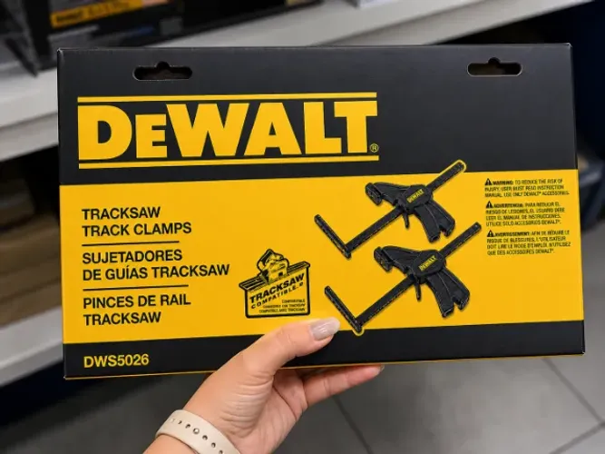NOVO E LACRADO | Conjunto De Grampo Aperto Rapido P/ Trilho Dewalt Dws5026