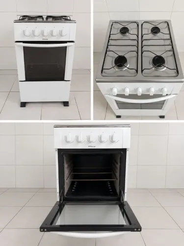 Fogão Braslar 4 Bocas (Higienizado) - Pronto para Uso!