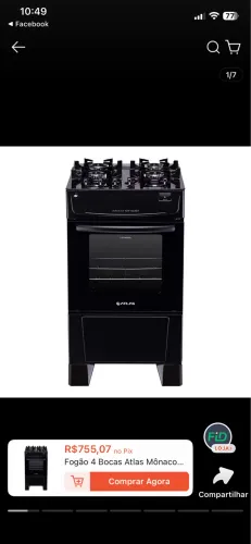 Vende- se fogão semi novo