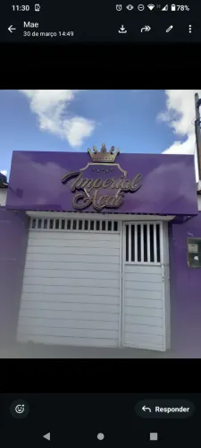 Faixada para açaí 