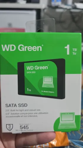 SSD de 1TB da WD Green Sata III (Novo, Lacrado) Pc Gamer, Notebook, Xbox One X, PS4 Pro