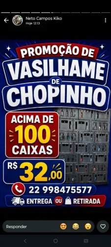 Caixa de choppinho