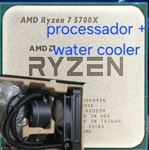 Processador ryzen 7 5700x + water cooler 120mm ARGB