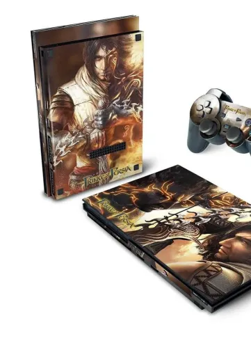 PS2 slim com adesivo prince of persia