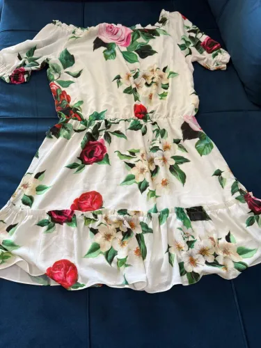 Vestido Floral Cia da Moda tamanho M
