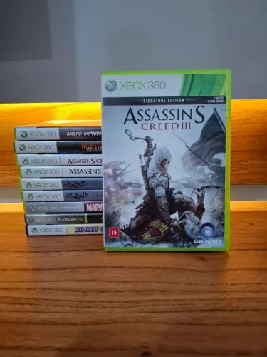 Jogo Assansin Creed 3 Xbox 360 mídia física original