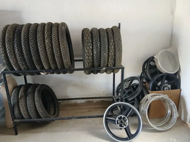 Rodas esportiva CG com freio a disco