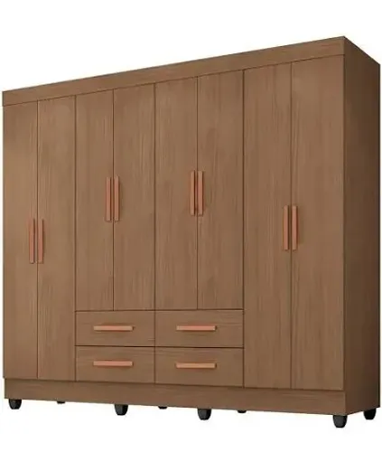 Roupeiro Lite 8 portas - Carvalho