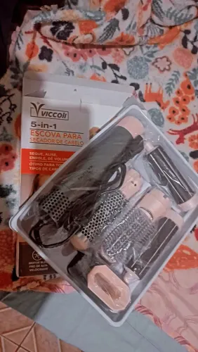 Kit 5 em 1 escova e secador de cabelo