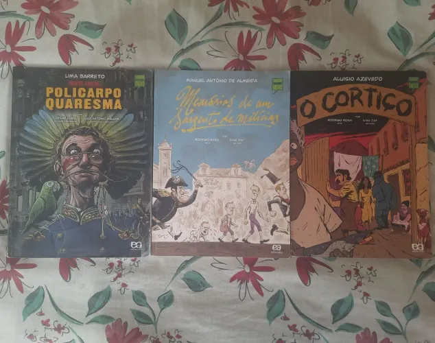 Clássicos brasileiros em HQ lote com 3 livros