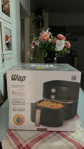 WAP Fritadeira Elétrica Air Fryer GRAND FAMILY 5,2 Litros