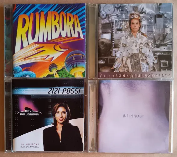 Lote de CD's - Rumbora, Fernanda Abreu, Zélia Duncan, Shania Twain, Cazuza e outros