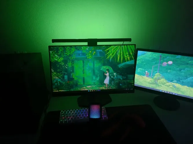 PC GAMER COMPLETO + 2 MONITORES + KIT GAMER RGB