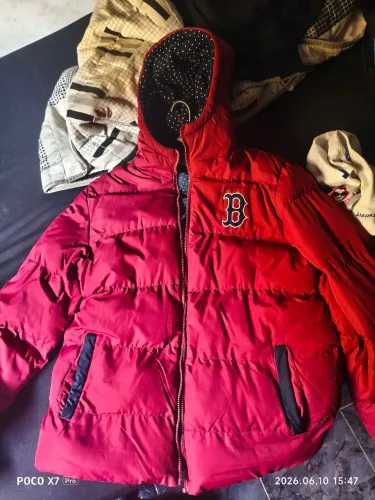 Jaqueta Puffer New Era MLB Boston Red Sox Modern Classic
