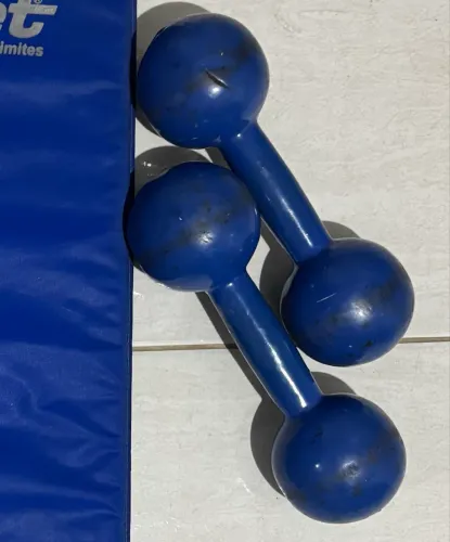 Halter emborrachado 10kg par 