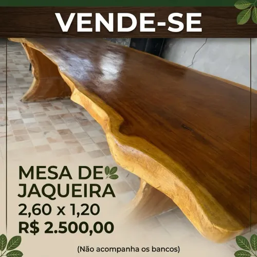 Mesa de jaqueira - sem os bancos 