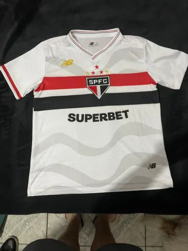 Camiseta são paulo new balance branca