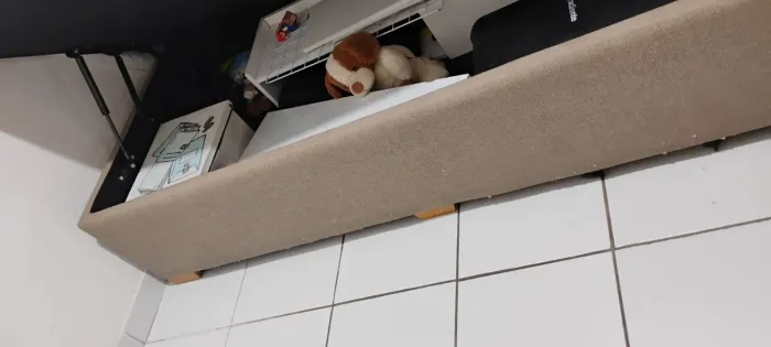 Baú cama solteiro