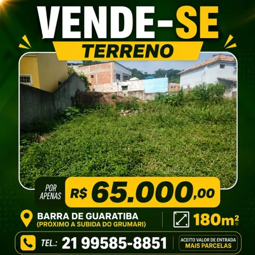 Terreno na Barra de Guaratiba/RJ
