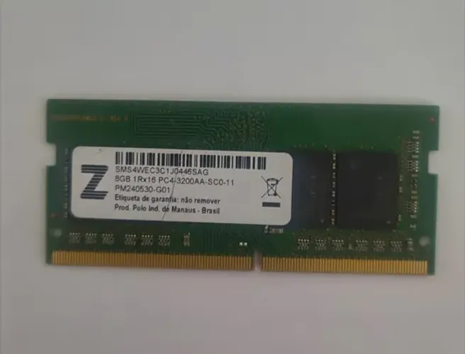 Memoria 8GB DDR4  Para Notebook