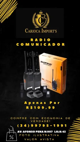 RADIO COMUNICADOR BAOFENG