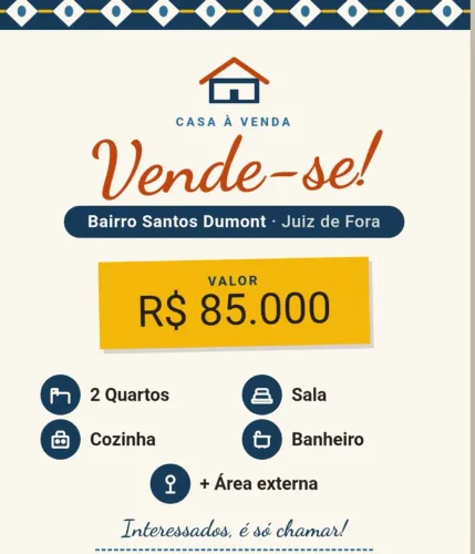 Casa a venda, pra sair rápido