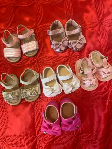 Lote sapatinhos bebê 