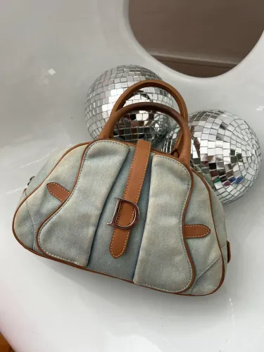 Bolsa Dior Saddle Jeans modelo Baú Vintage