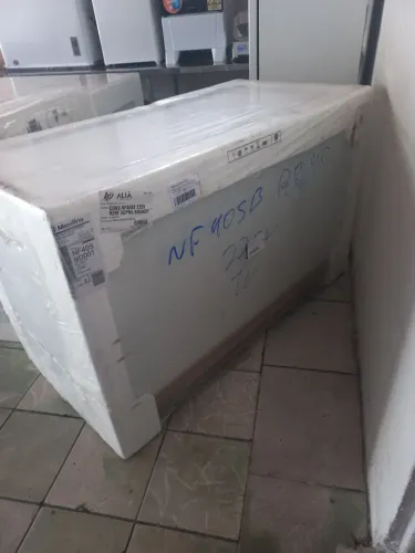 Freezer metalfrio tampa de vidro 400 lt
