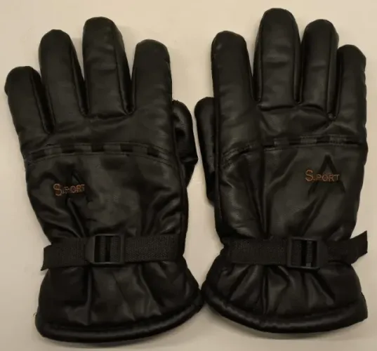 Luva de couro para moto Sport