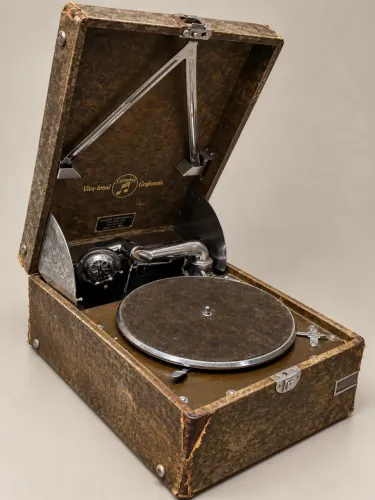 Grafonola Columbia Viva-Tonal Modelo 214 Original Antiga - Peça de Colecionador